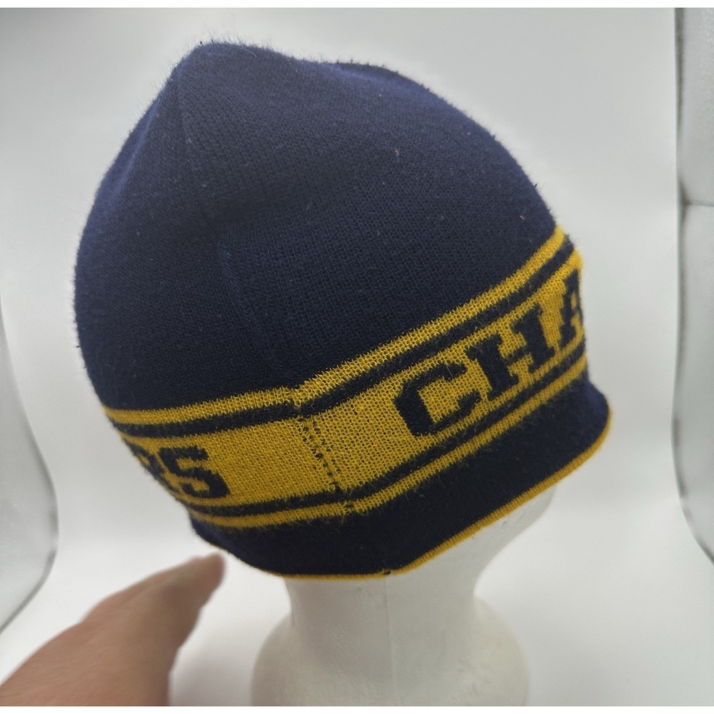 Briar Cliff University Beanie Double Sided Reversible Blue And Yellow‎ - Picture 5 of 7
